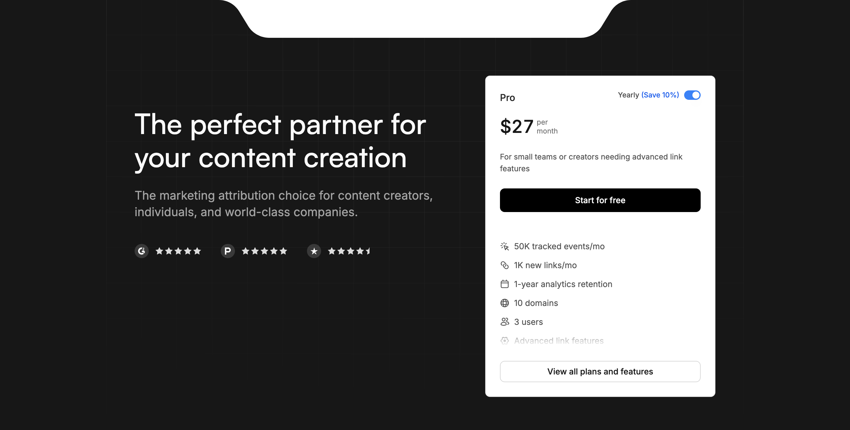 Content section from Dub